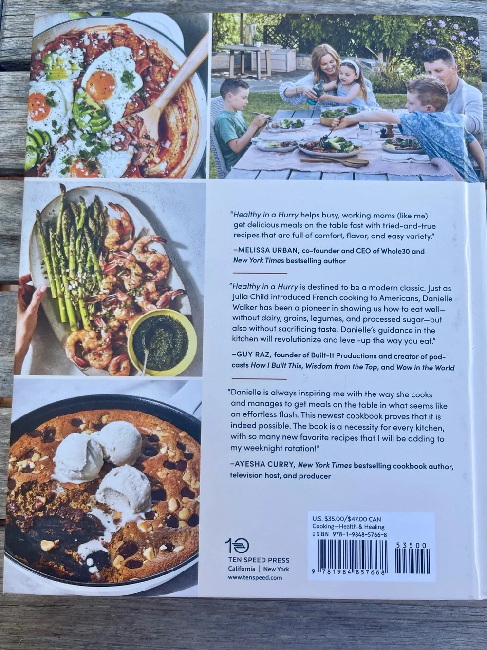Danielle Walker’s Healthy in a Hurry - Blue Hardcover Cookbook